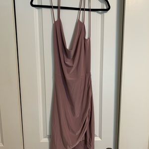 Dusty rose Mini dress open back